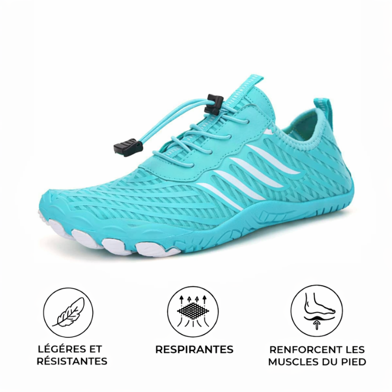 Naturon - Chaussures barefoot respirantes sans dénivelé