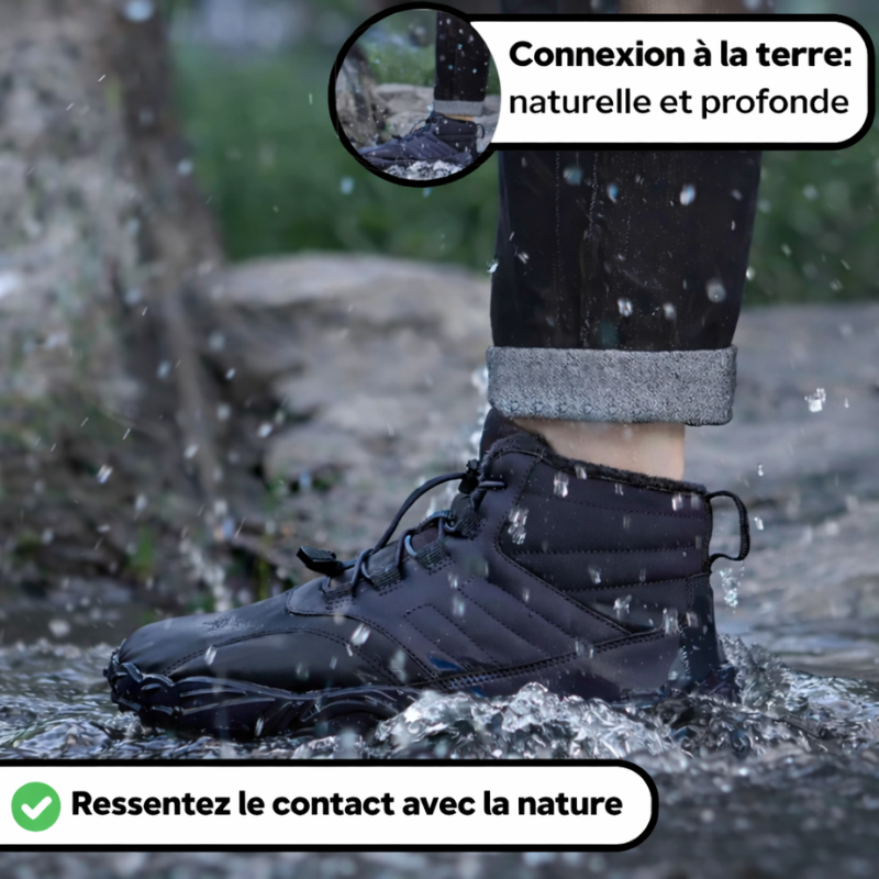 Domera - Chaussures barefoot d’hiver imperméables et antidérapantes (Unisexe)