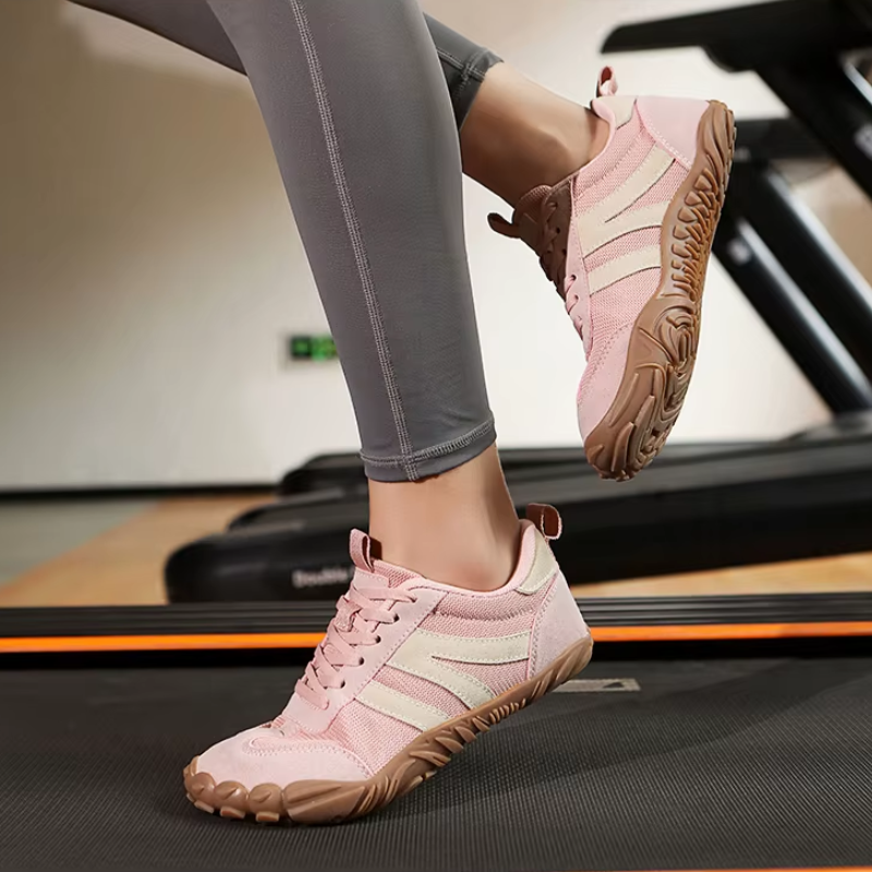 Damérno – Baskets barefoot de Marche Antidérapantes Avant-pied large (Unisexe)