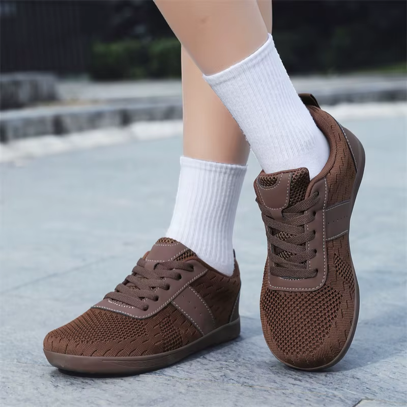 Eltéo – Baskets barefoot de Marche Antidérapantes Avant-pied large (Unisexe)