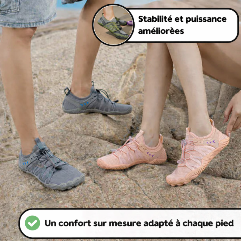 Naturia Adventure – Chaussures barefoot Antidérapantes (Unisexe)