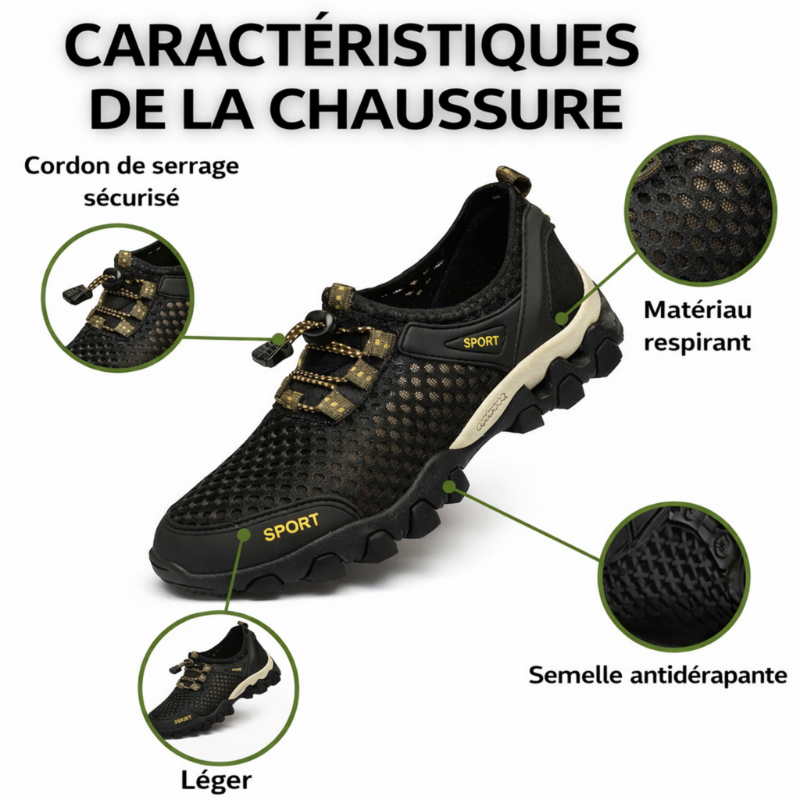 Rocca – Chaussures barefoot Outdoor Antidérapantes (Unisex)