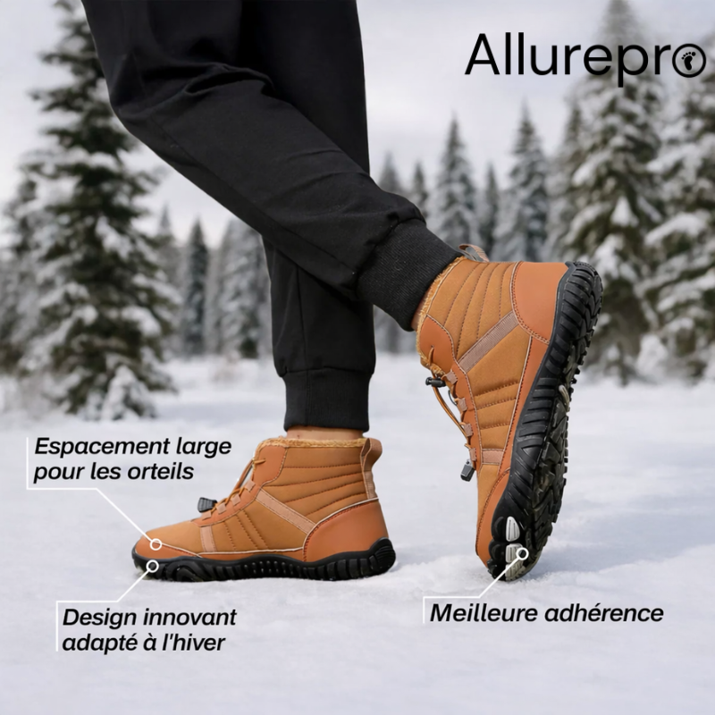 Pareno - Chaussures barefoot d’hiver imperméables et antidérapantes (Unisexe)
