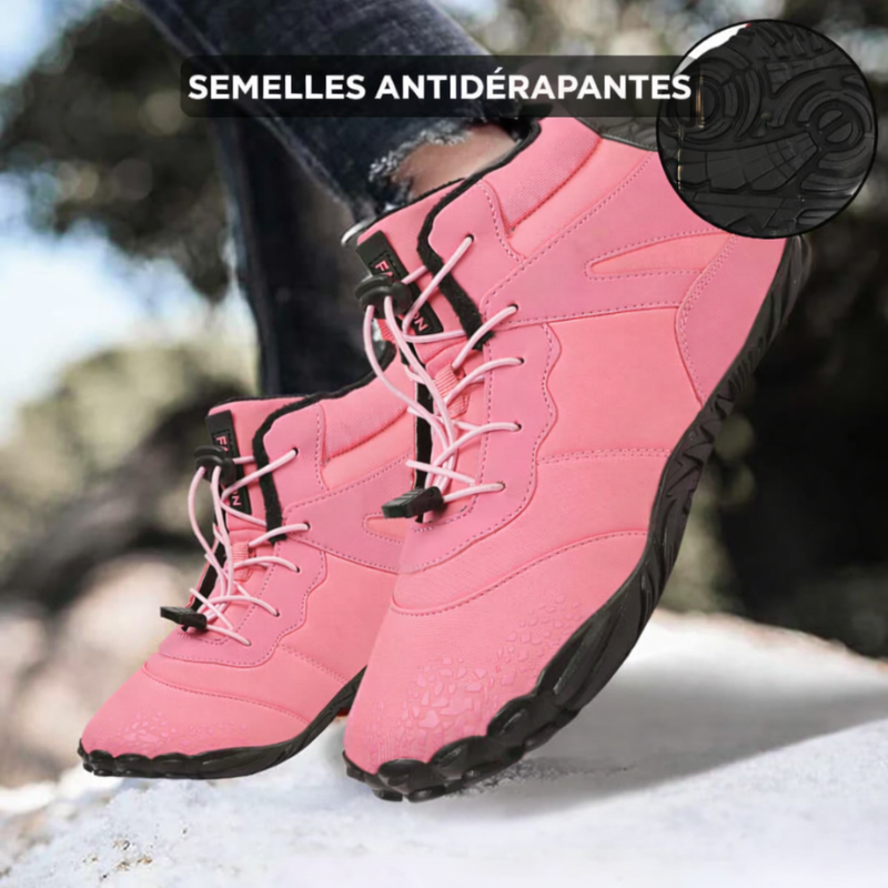 Ivarel - Chaussures barefoot d’hiver imperméables et antidérapantes (Unisexe)