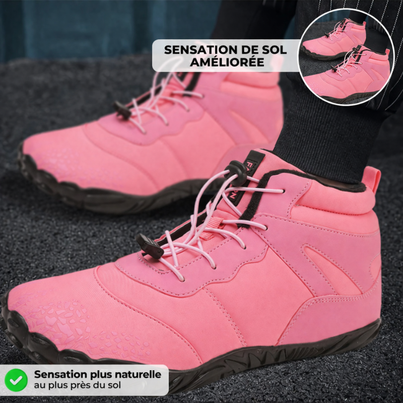 Ivarel - Chaussures barefoot d’hiver imperméables et antidérapantes (Unisexe)