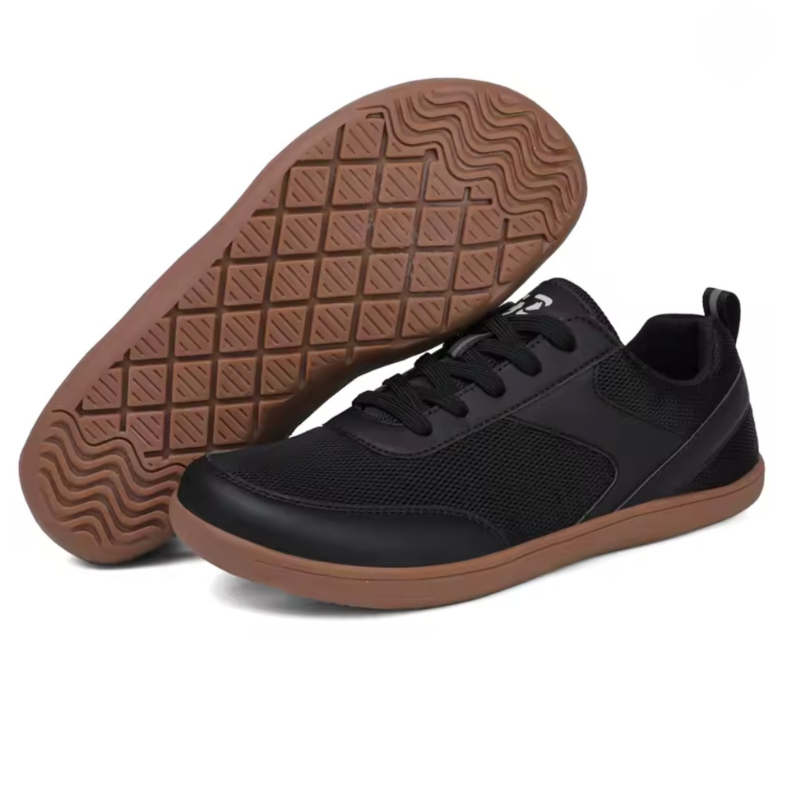 Zelvara – Baskets barefoot de Marche Antidérapantes Avant-pied large (Unisexe)