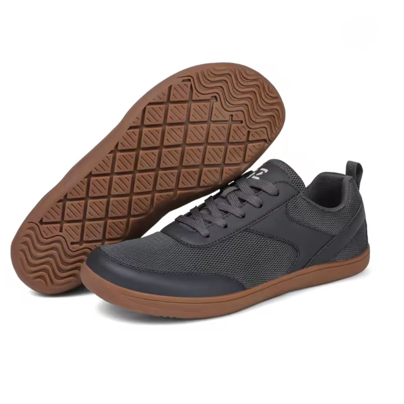 Zelvara – Baskets barefoot de Marche Antidérapantes Avant-pied large (Unisexe)