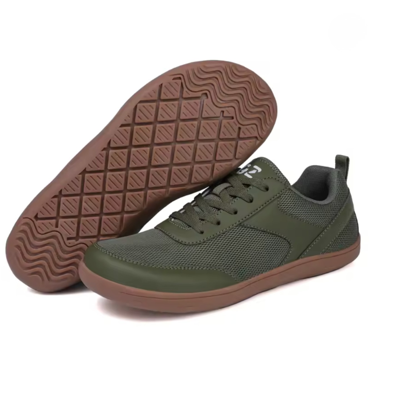 Zelvara – Baskets barefoot de Marche Antidérapantes Avant-pied large (Unisexe)