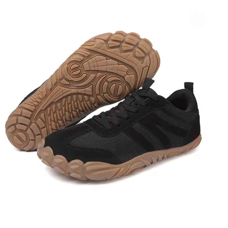 Damérno – Baskets barefoot de Marche Antidérapantes Avant-pied large (Unisexe)