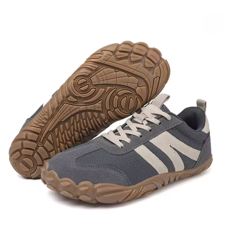 Damérno – Baskets barefoot de Marche Antidérapantes Avant-pied large (Unisexe)