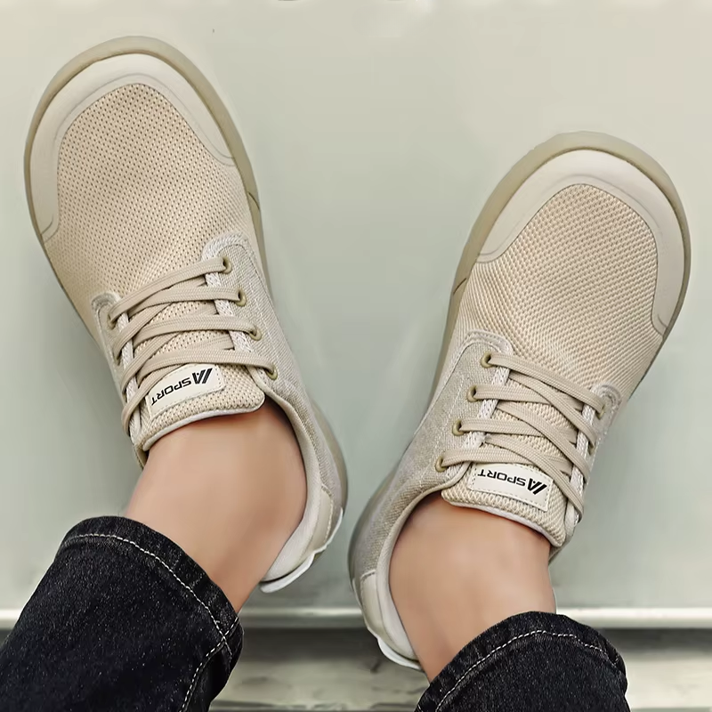 Crestéo – Baskets barefoot de Marche Antidérapantes Avant-pied large (Unisexe)