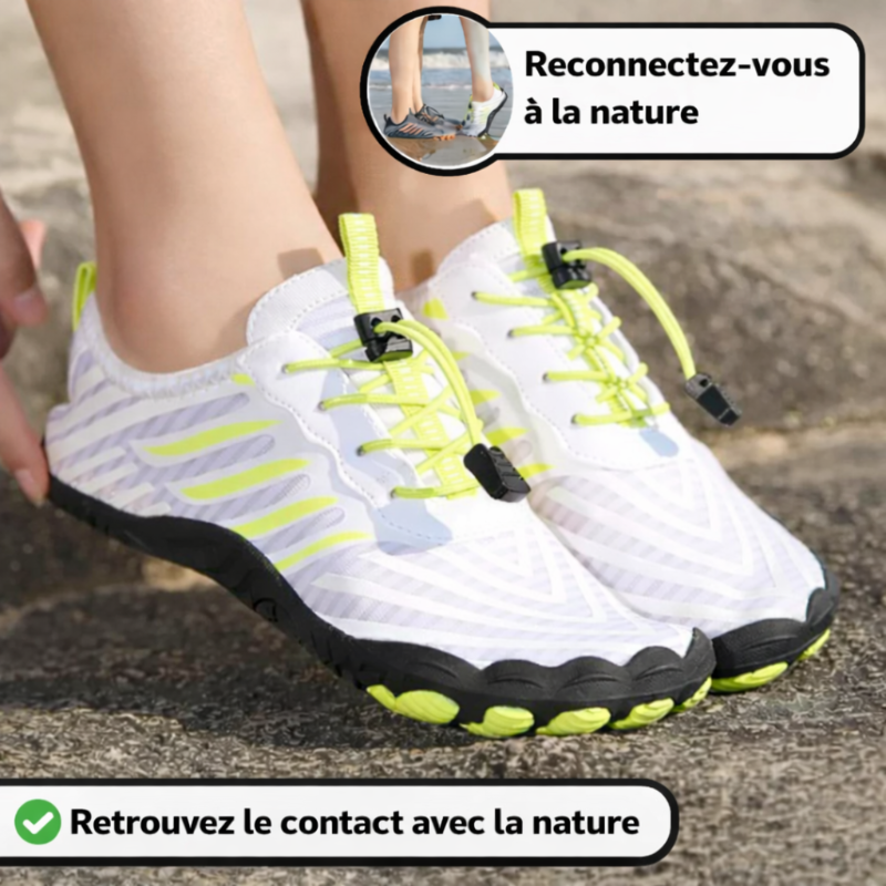 Naturon - Chaussures barefoot respirantes sans dénivelé
