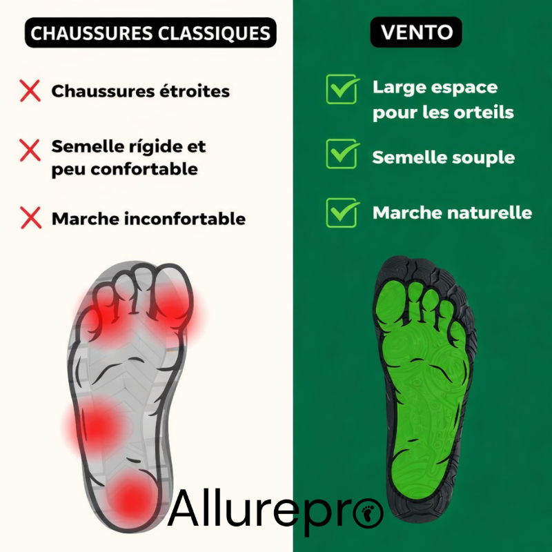 Vento – Chaussures de course pieds nus (Unisexe)