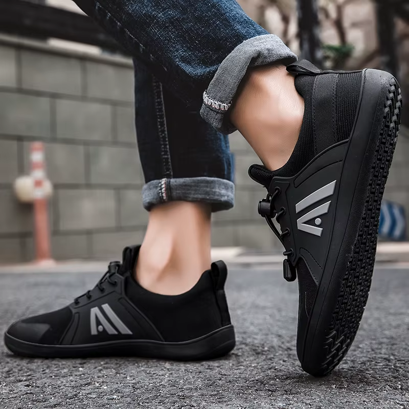 Zevran – Baskets barefoot de Marche Antidérapantes Avant-pied large
