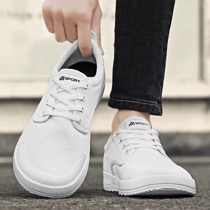 Crestéo – Baskets barefoot de Marche Antidérapantes Avant-pied large (Unisexe)