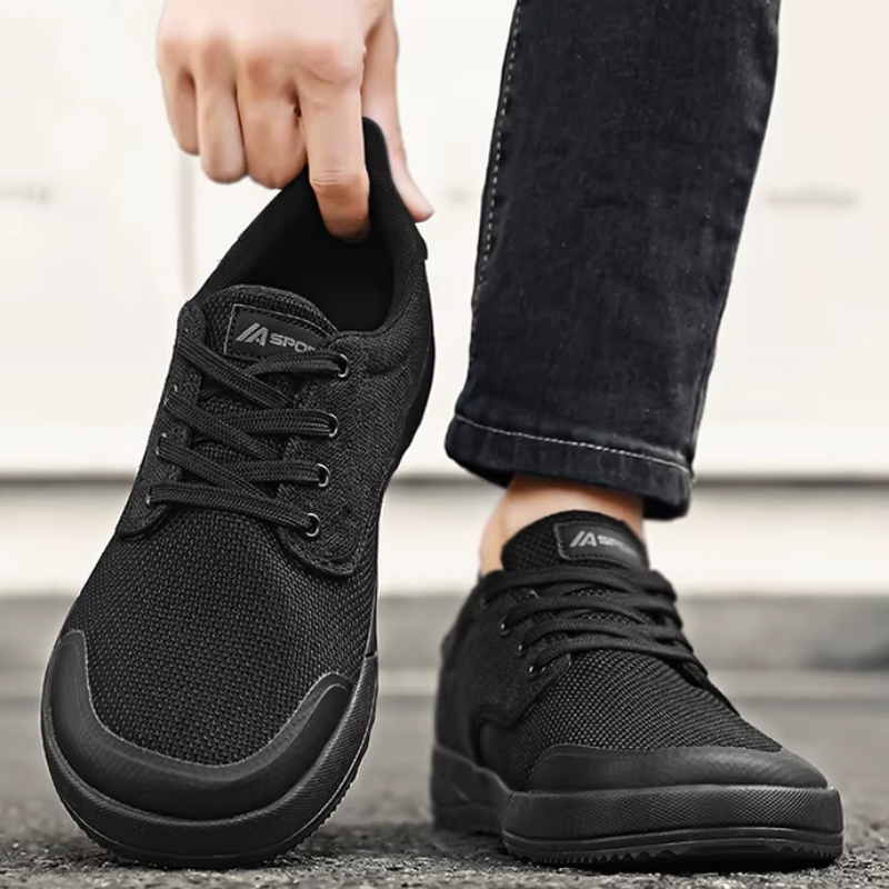 Crestéo – Baskets barefoot de Marche Antidérapantes Avant-pied large (Unisexe)