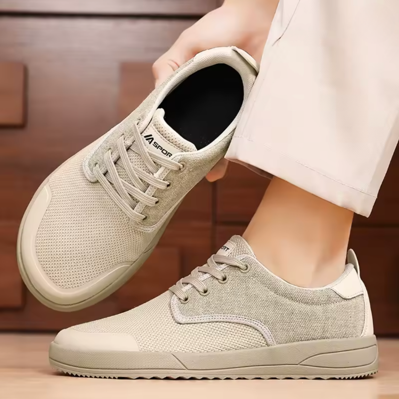 Crestéo – Baskets barefoot de Marche Antidérapantes Avant-pied large (Unisexe)