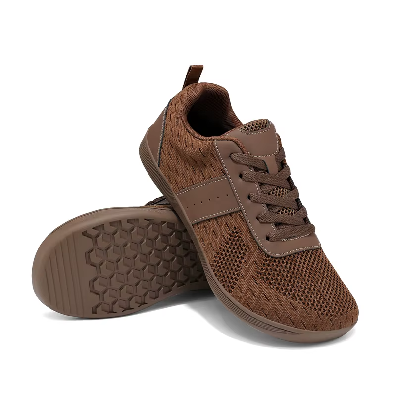Eltéo – Baskets barefoot de Marche Antidérapantes Avant-pied large (Unisexe)