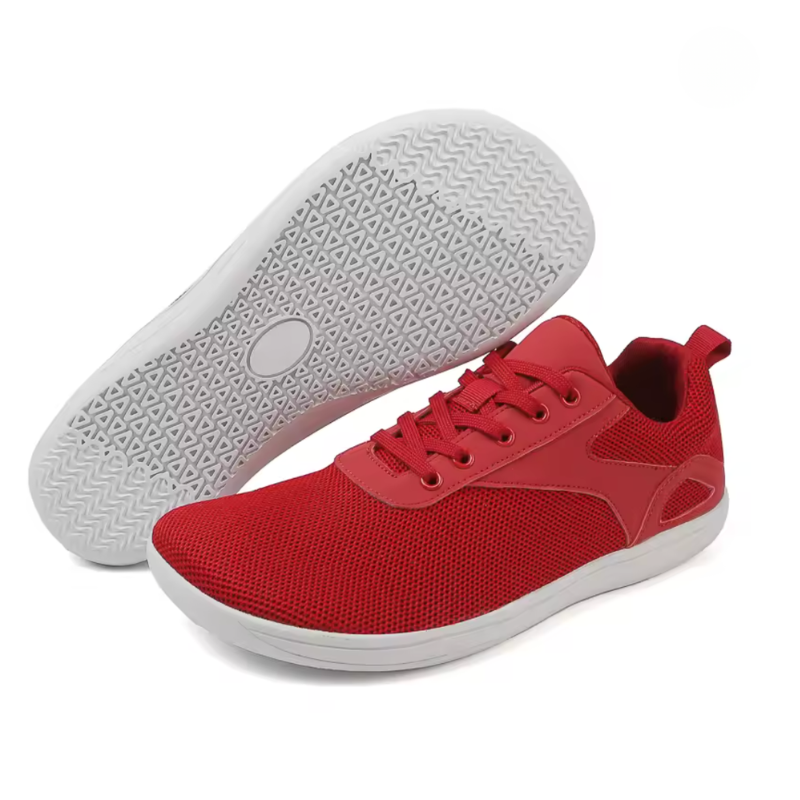 Elvaroux – Baskets barefoot de Marche Antidérapantes Avant-pied large (Unisexe)