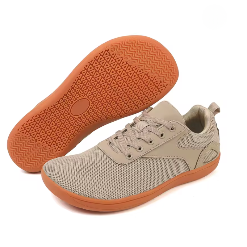 Elvaroux – Baskets barefoot de Marche Antidérapantes Avant-pied large (Unisexe)