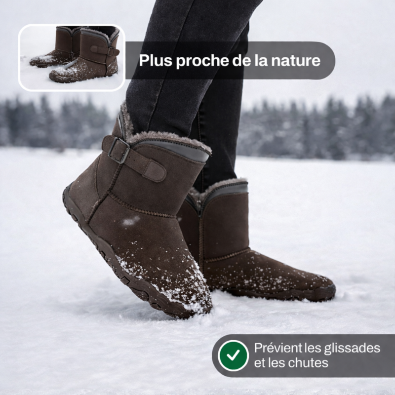 Fioren - Chaussures barefoot d’hiver imperméables et antidérapantes (Unisexe)