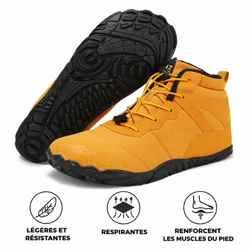 Ivarel - Chaussures barefoot d’hiver imperméables et antidérapantes (Unisexe)