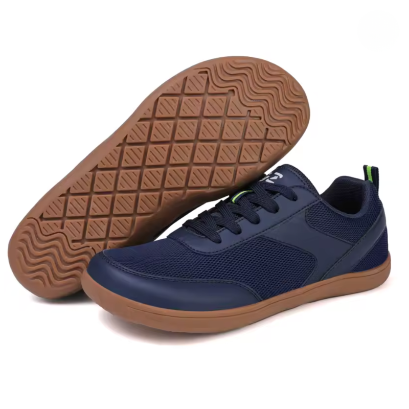 Zelvara – Baskets barefoot de Marche Antidérapantes Avant-pied large (Unisexe)