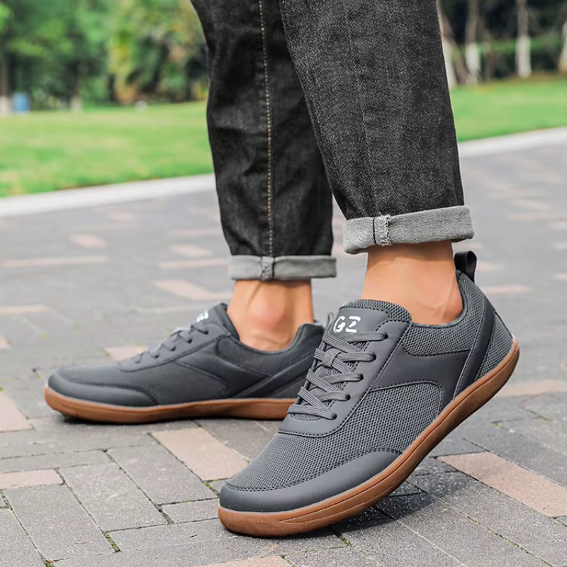 Zelvara – Baskets barefoot de Marche Antidérapantes Avant-pied large (Unisexe)