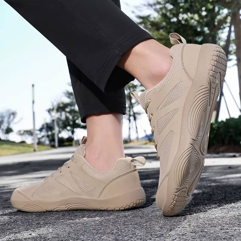 Tarlevo – Baskets barefoot de Marche Antidérapantes Avant-pied large (Unisexe)