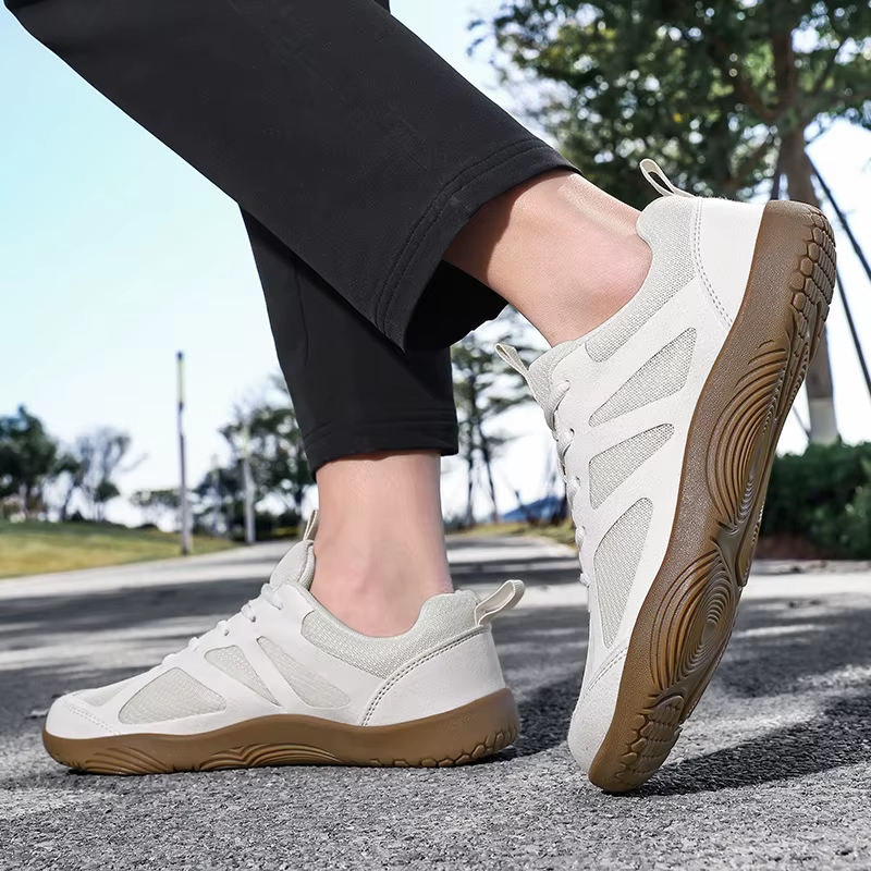 Tarlevo – Baskets barefoot de Marche Antidérapantes Avant-pied large (Unisexe)