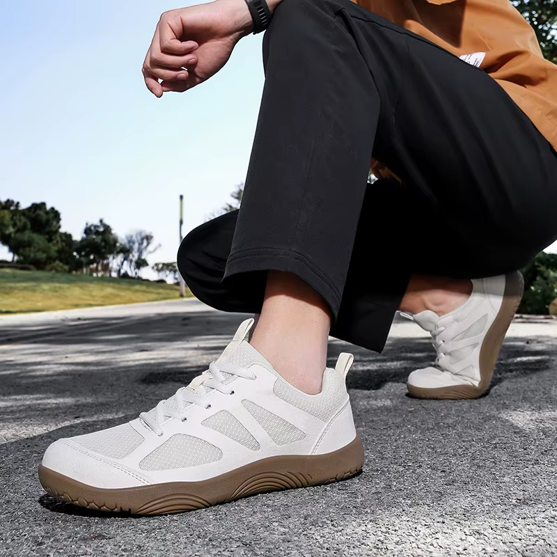 Tarlevo – Baskets barefoot de Marche Antidérapantes Avant-pied large (Unisexe)