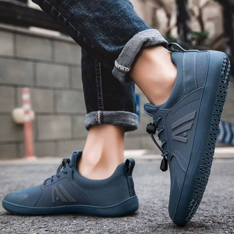 Zevran – Baskets barefoot de Marche Antidérapantes Avant-pied large