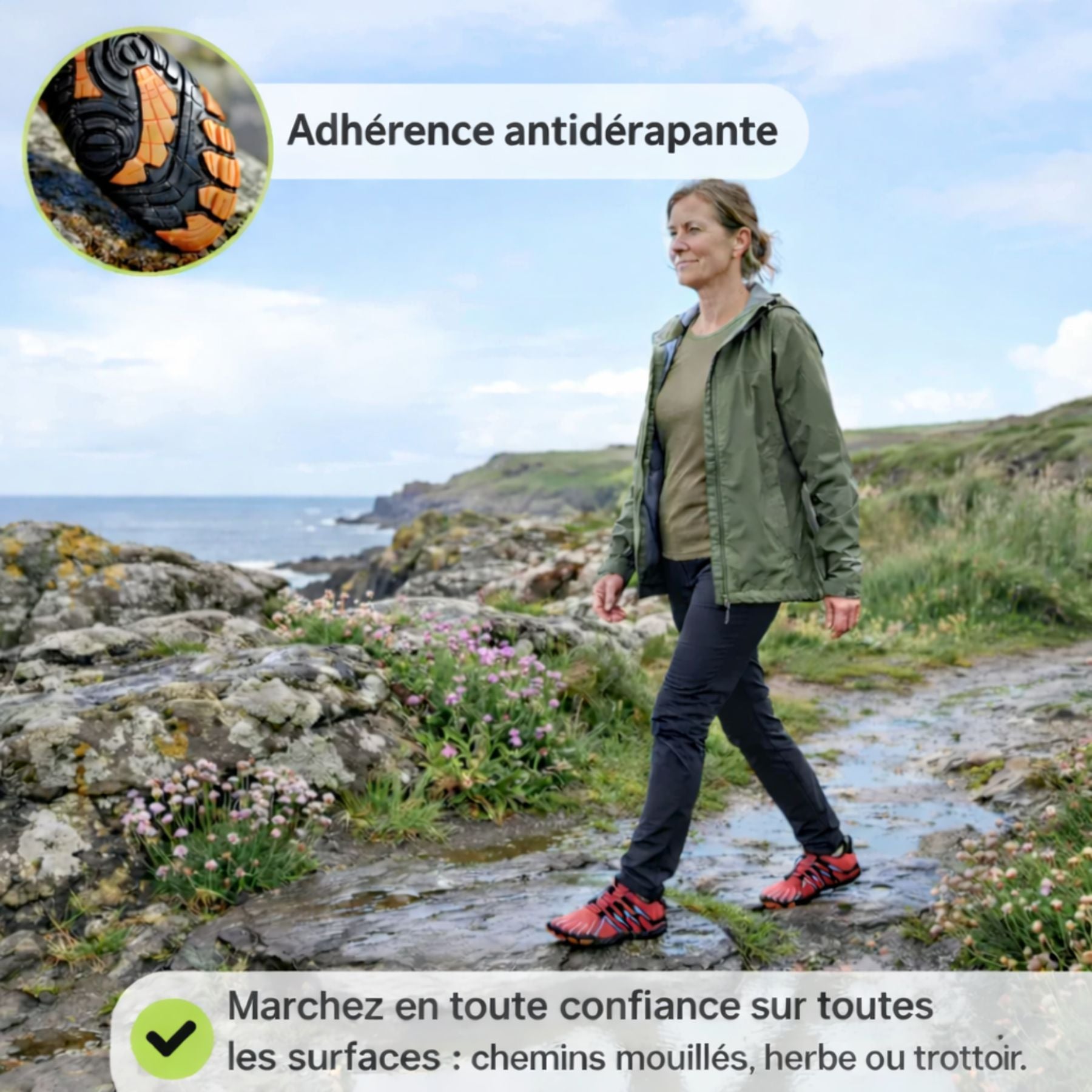 Virex – Chaussures barefoot Antidérapantes (Unisexe)